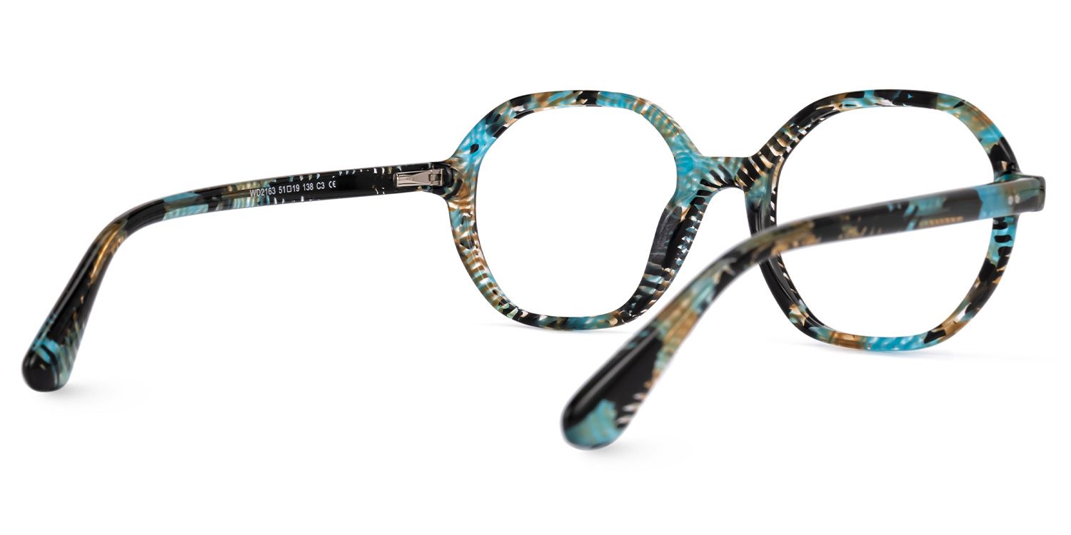 Selma Floral Géométrique Lunettes3