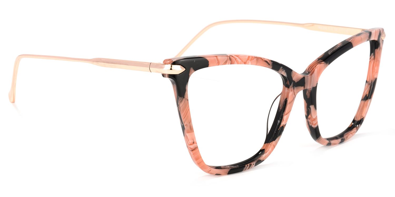 Hilary Lunettes papillon à motifs floraux roses3