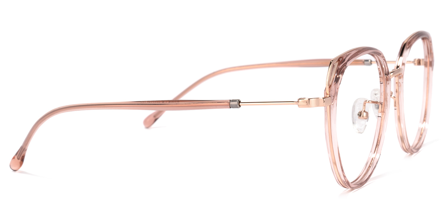 Ofelia Lunettes cateye en cristal rose3