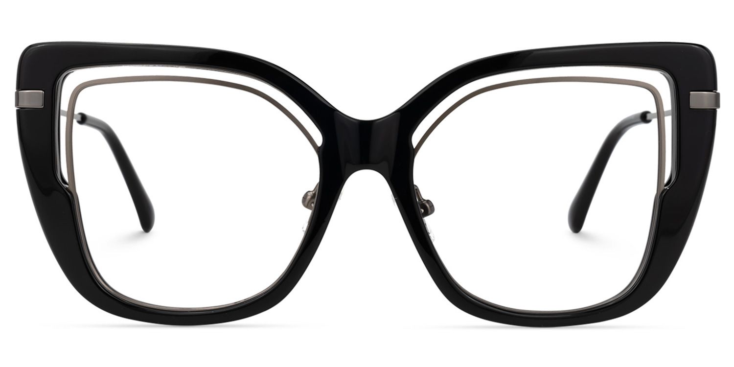 Eloisa Noir Cateye Lunettes0