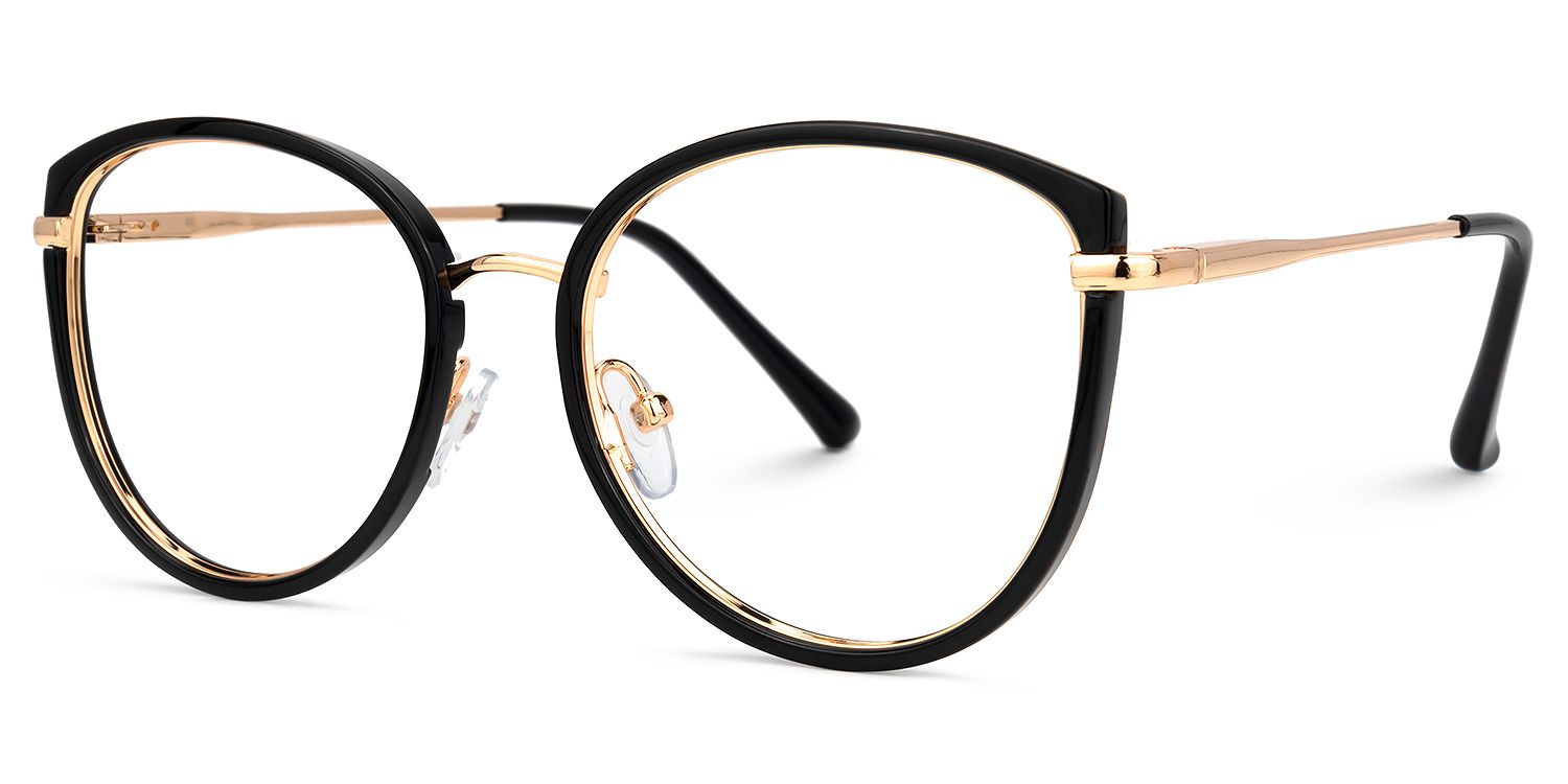 Neal Noir Cateye Lunettes1