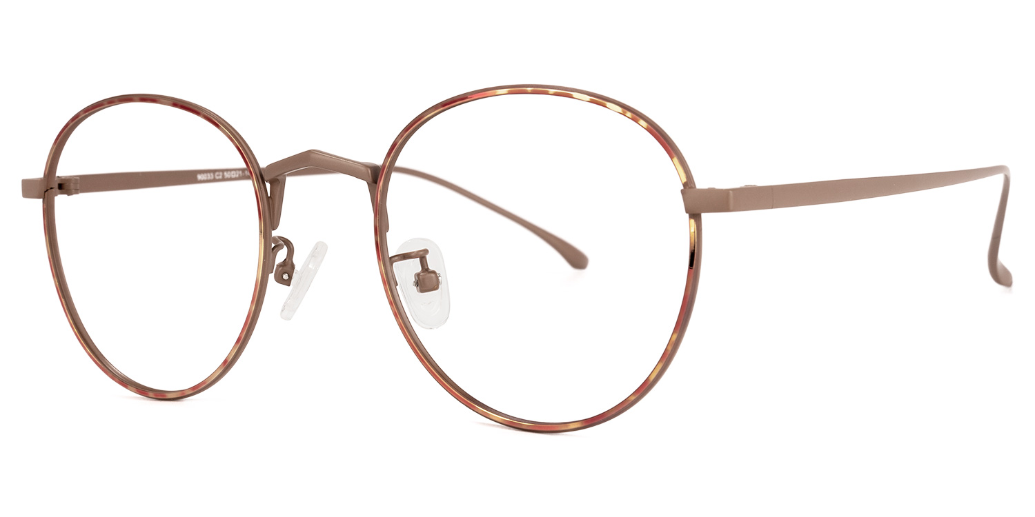 Nahum Lunettes rondes Marron1
