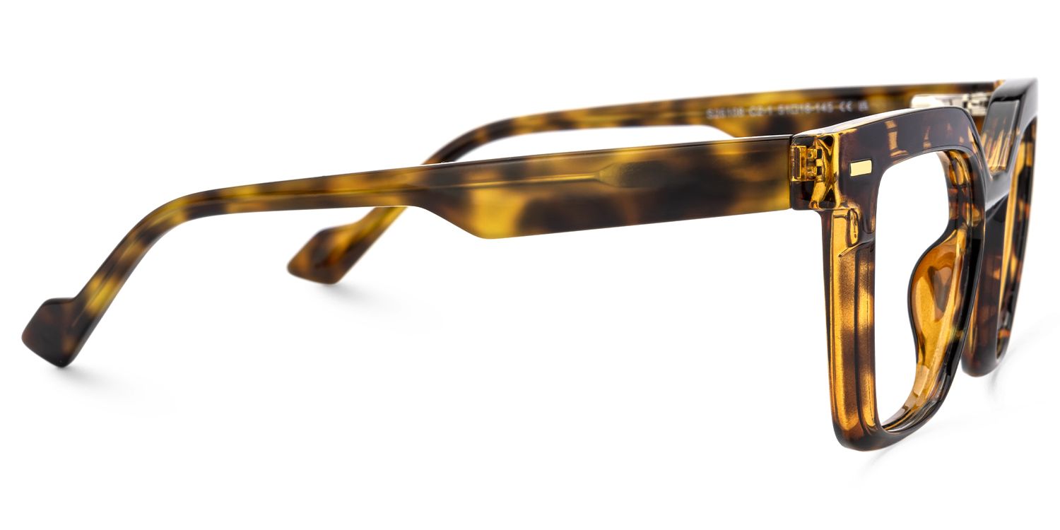 Pinette Tortue Carré Lunettes2