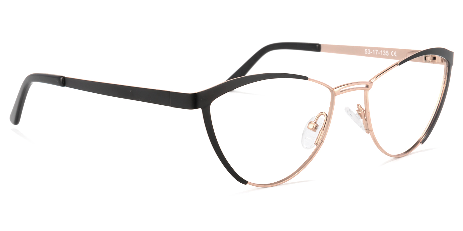 Sydney Noir Cateye Lunettes2
