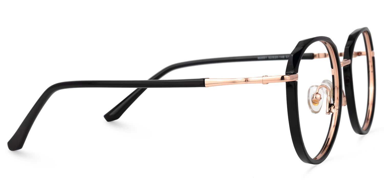 Kairos Noir Ronde Lunettes2