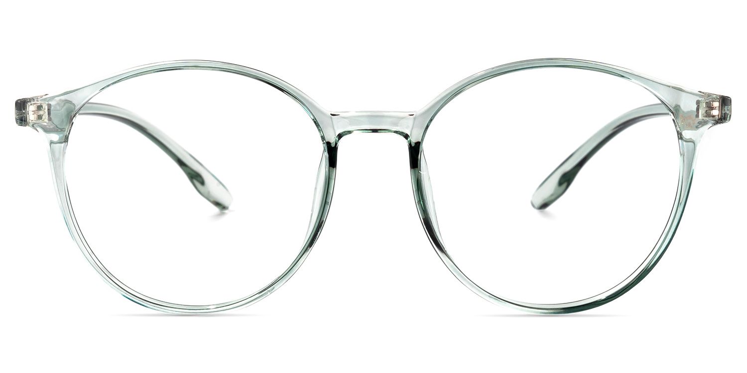 Perdita  Lunettes ronds en cristal bleu0