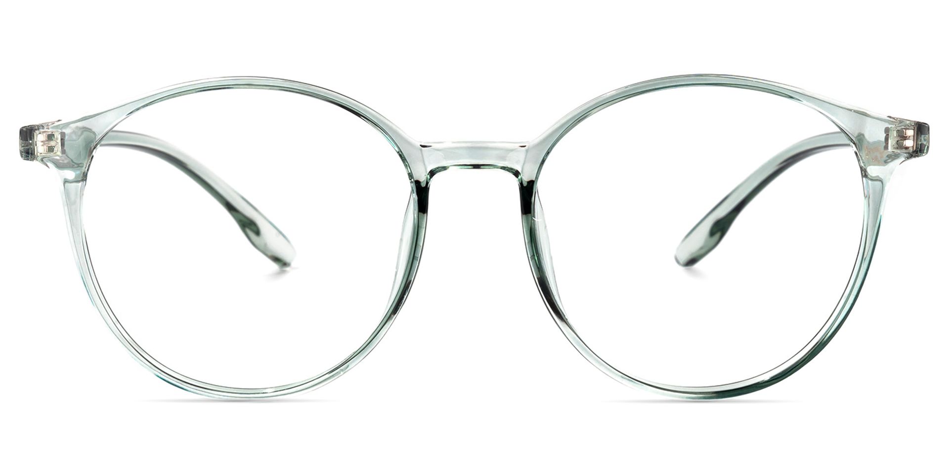 Perdita  Lunettes ronds en cristal bleu0