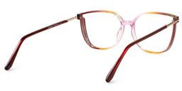 Rodz Rouge-Jaune Carré lunettes3