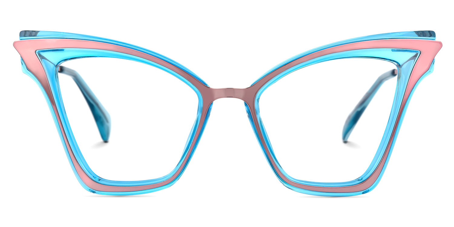 Stella Bleue Cateye Lunettes0