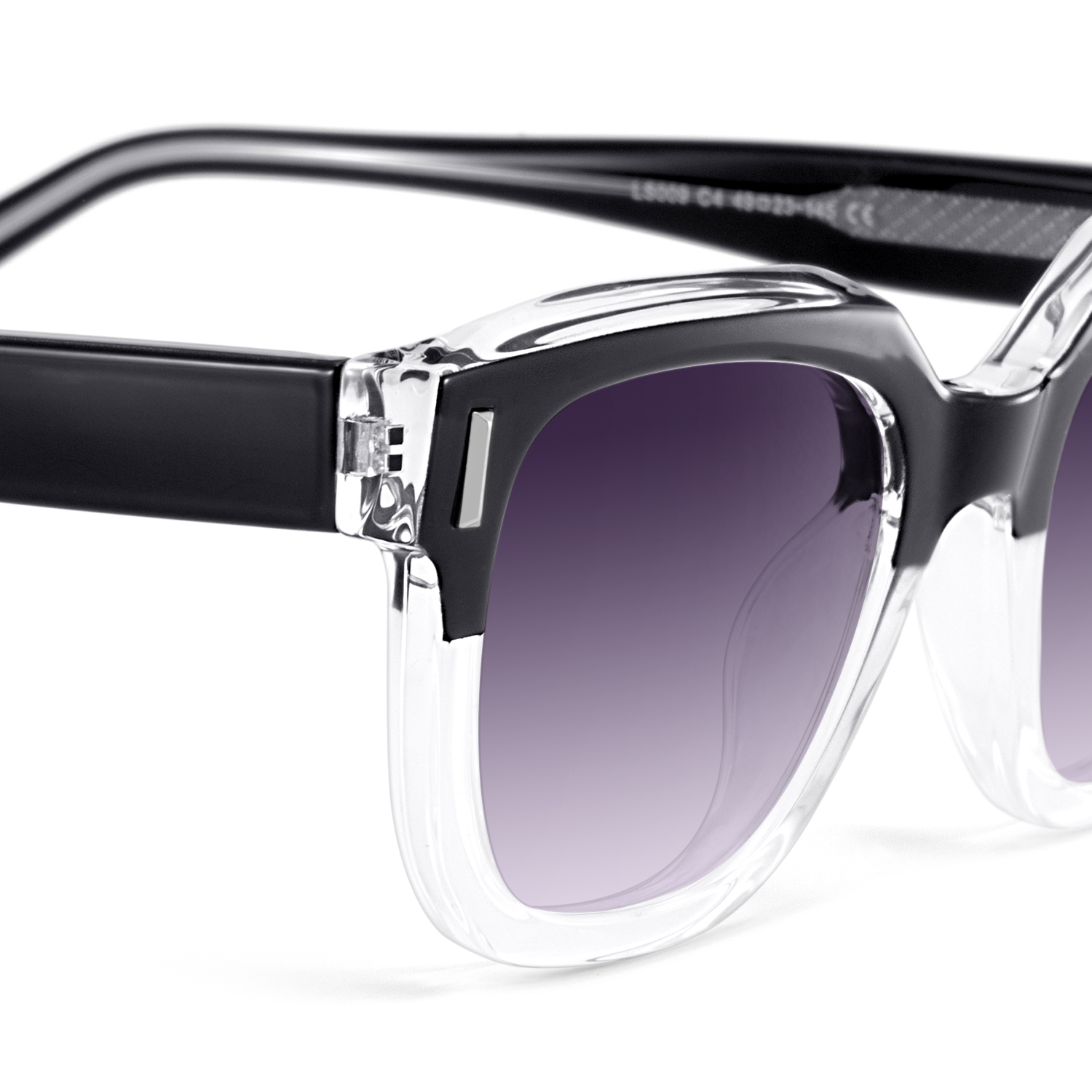 Nia Noir Cristal Carré Solaires4