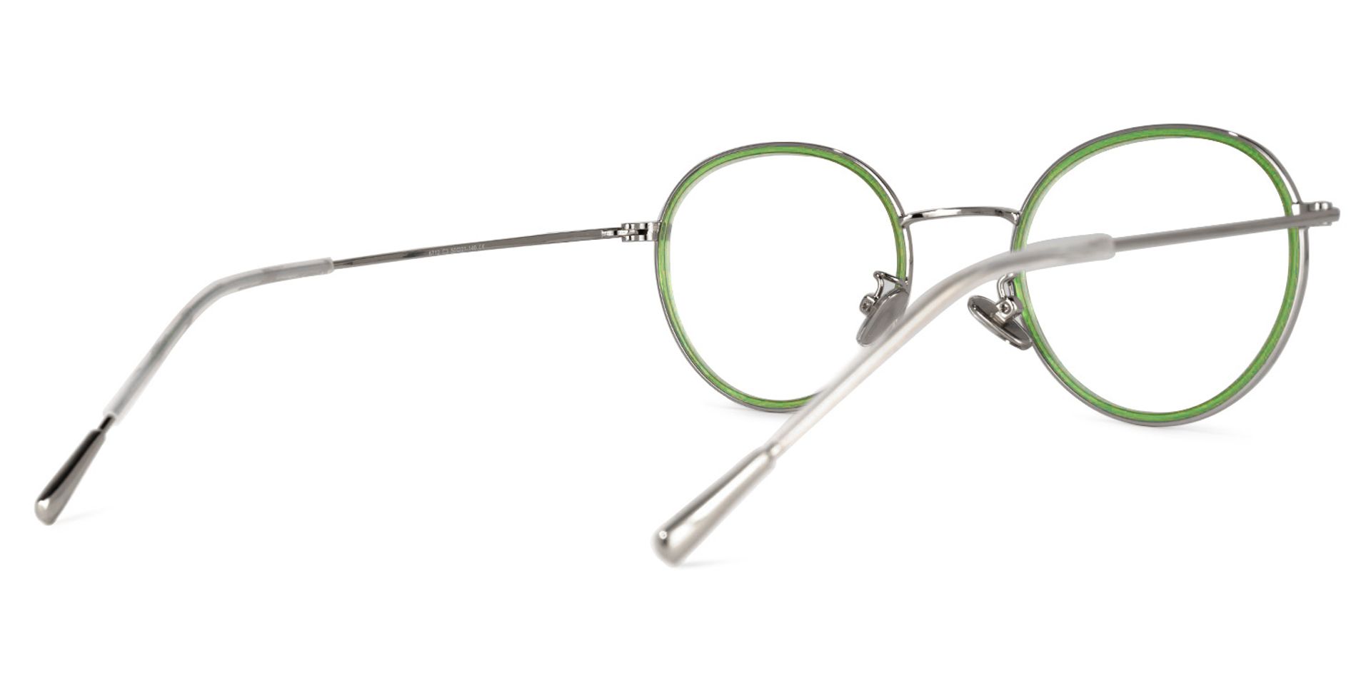 Candice Lunettes Ronds Vert3