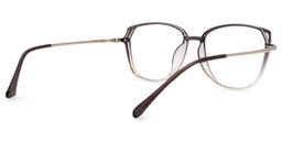 Haygood Marron Cat-eye lunettes3