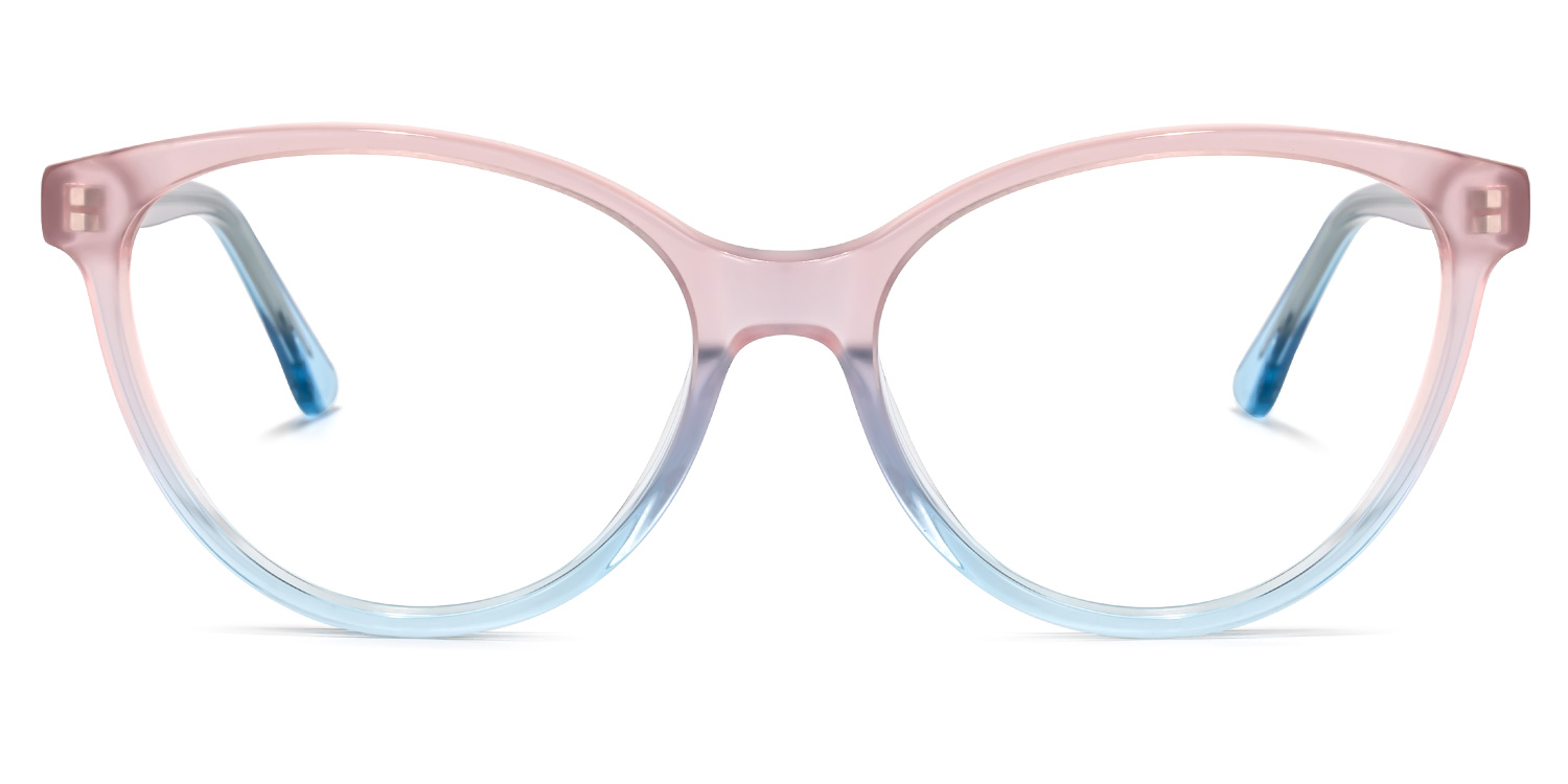 Hagen Rose Bleue Cateye Lunettes0