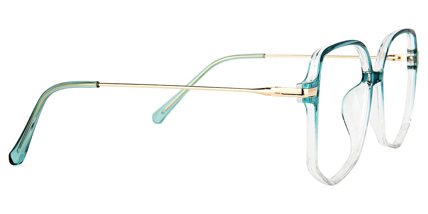 Payton Vert Géométrique Lunettes5