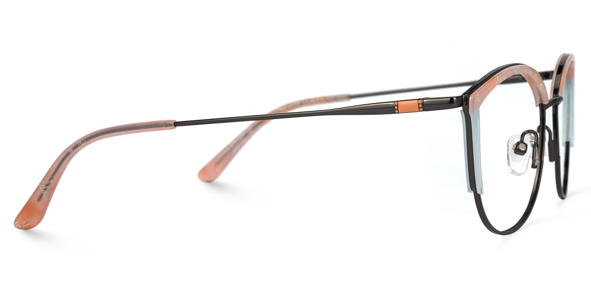 Agatha Orange Floral Cateye Lunettes2