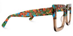 Brandon Floral Carré lunettes4