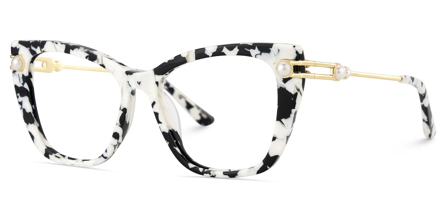 Victor Marbre Cateye Lunettes4