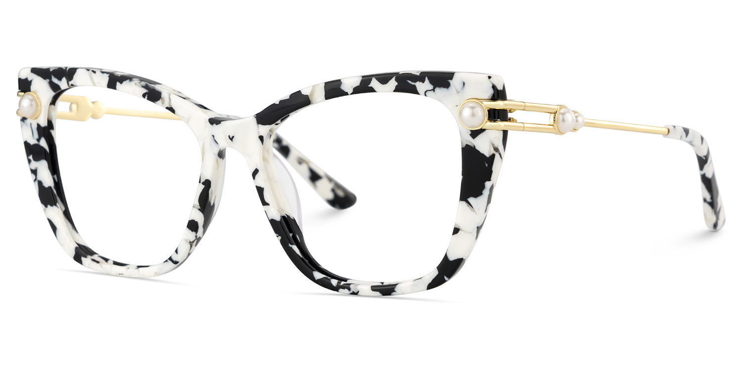 Victor Marbre Cateye Lunettes2