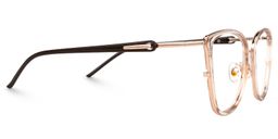 Marisa Beige Cat-eye lunettes2