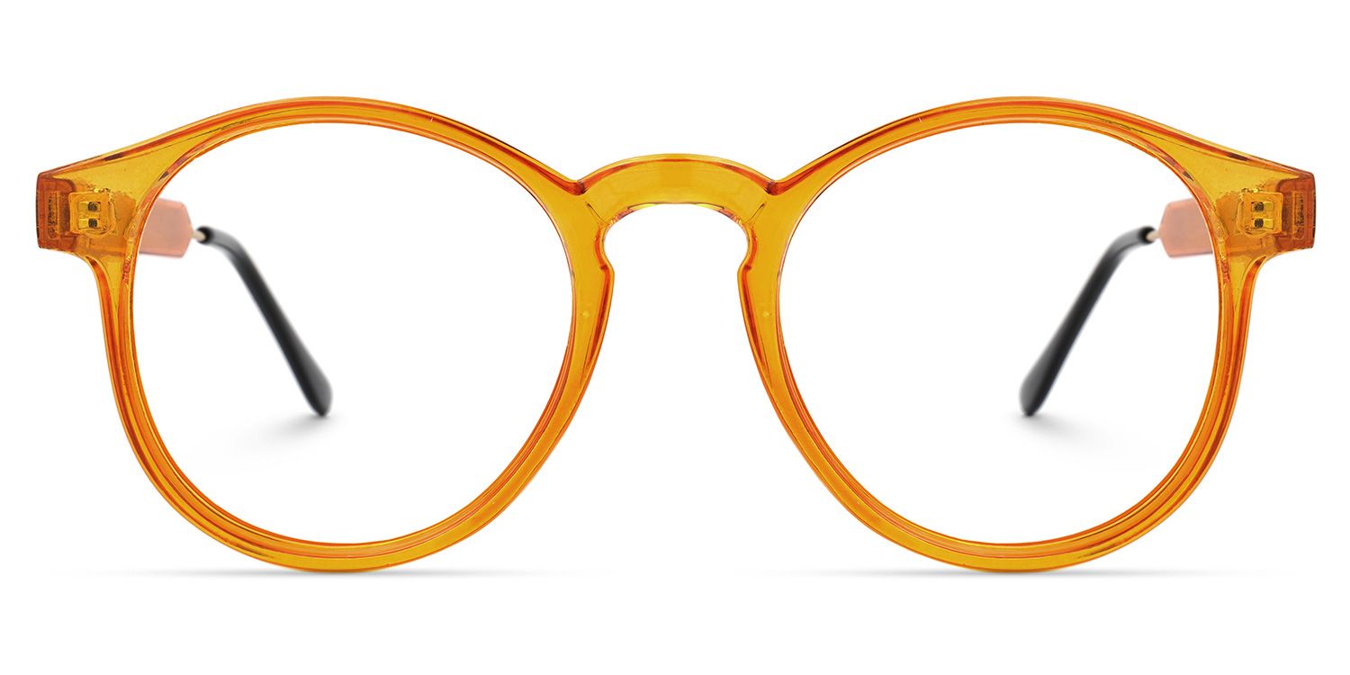 Xanten Orange Ronde Lunettes0