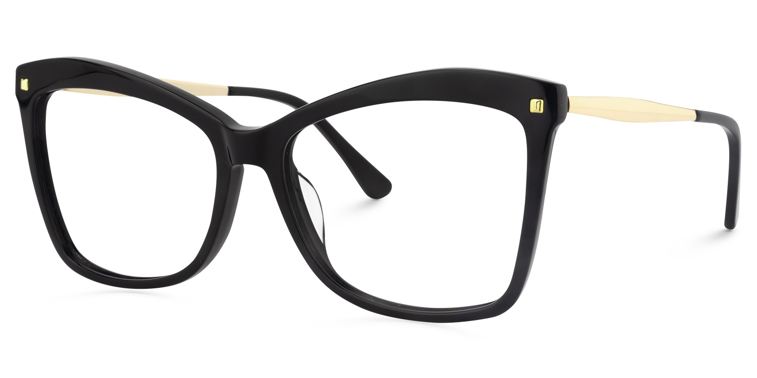 Isaebella Noir Papillon Lunettes1