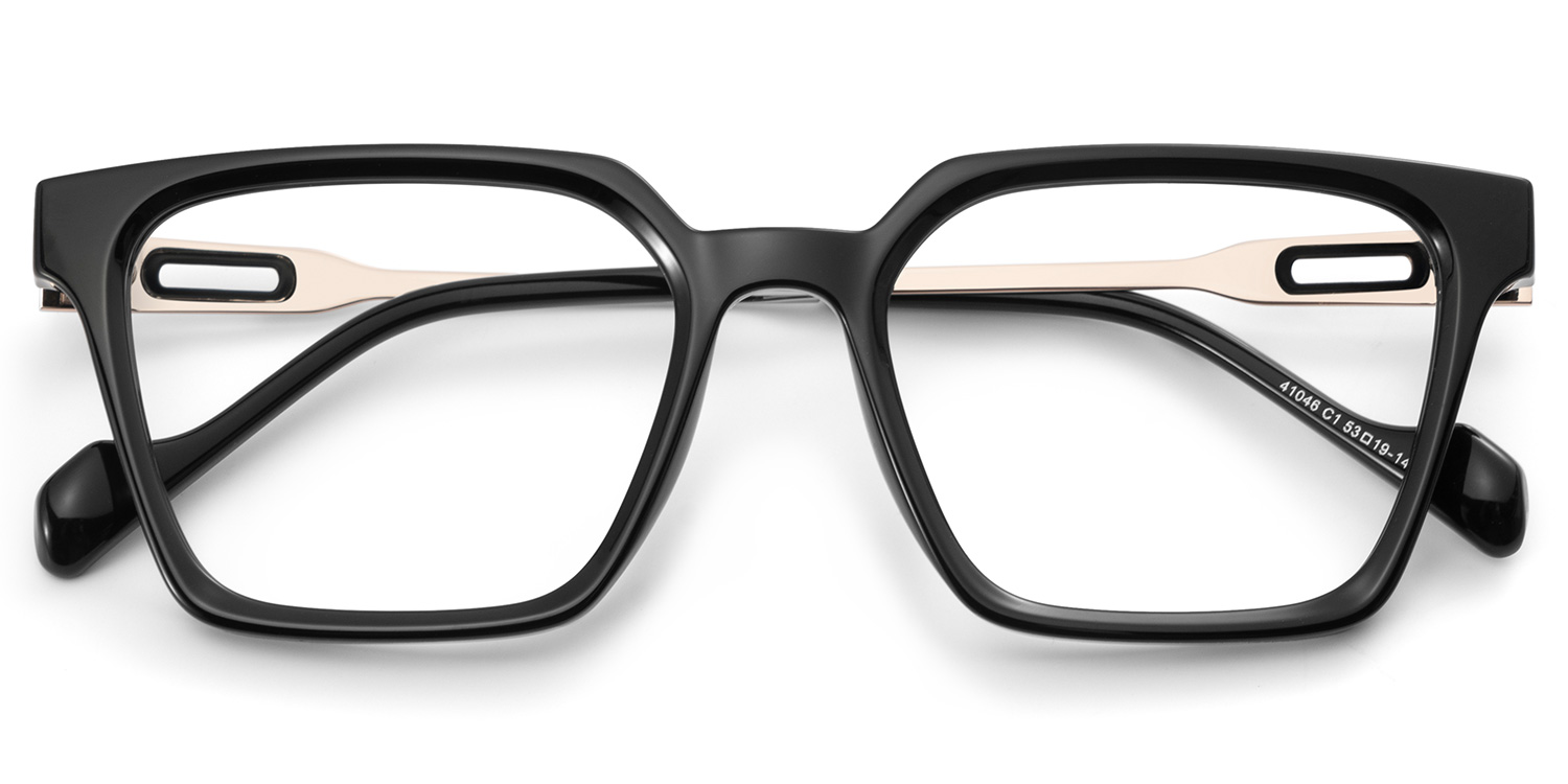 Mabel Noir Carré Lunettes1