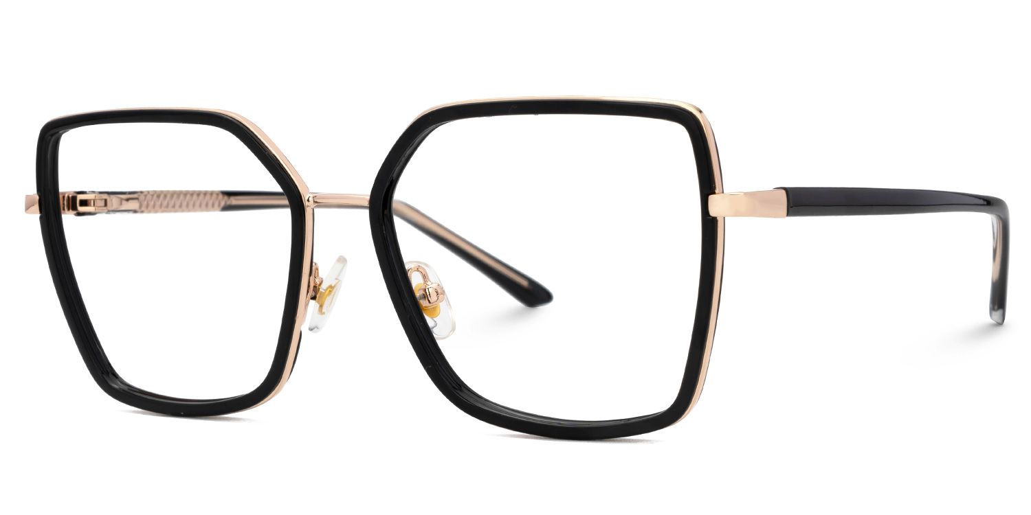 Jill Noir Carré Lunettes1