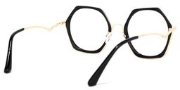 Haine Noir Géométrique lunettes de soleil4