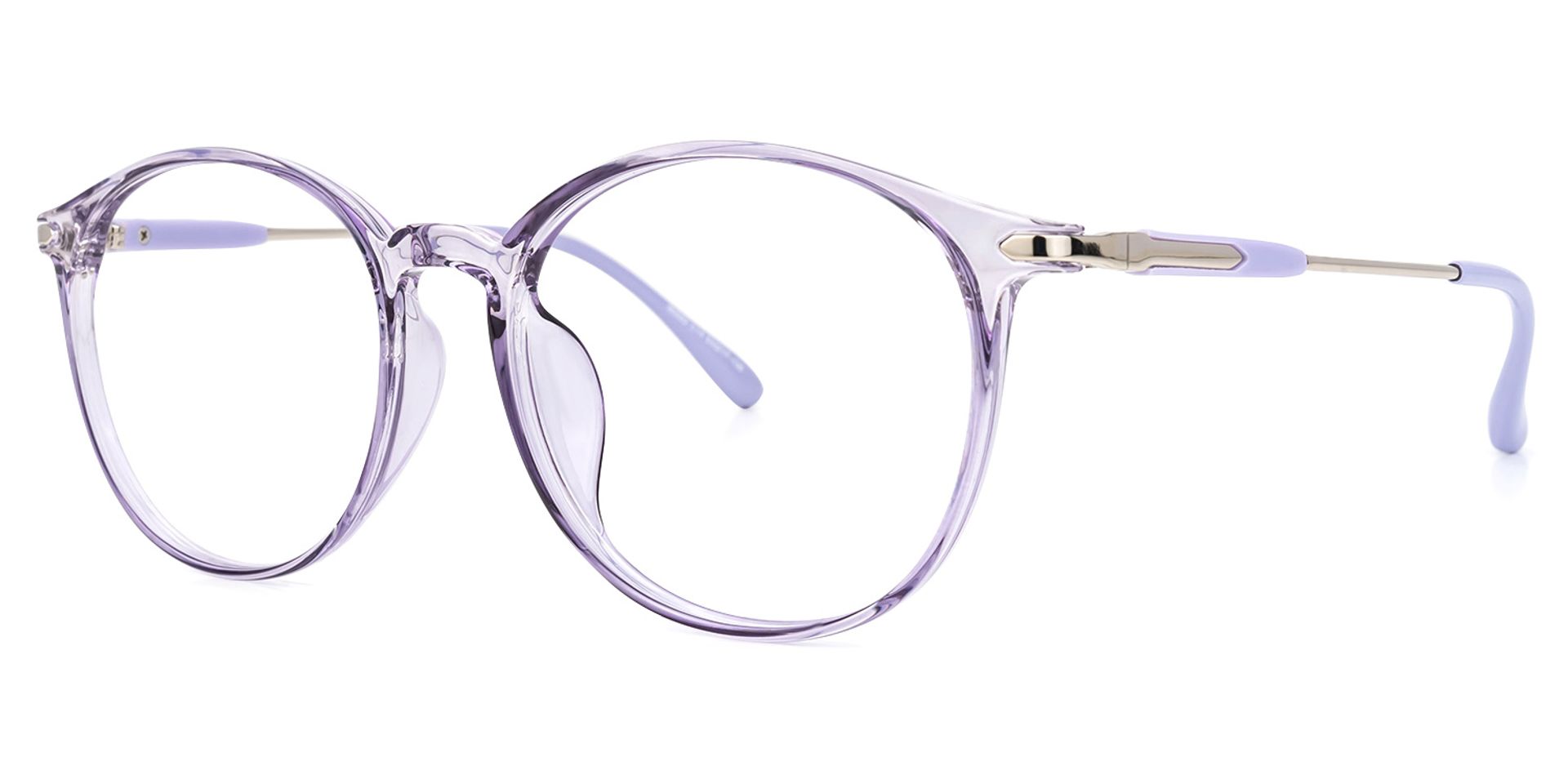 Jethro Violet Cristal Ronde Lunettes1