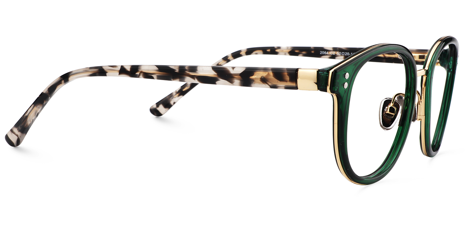 Matthew Lunettes rondes Green4