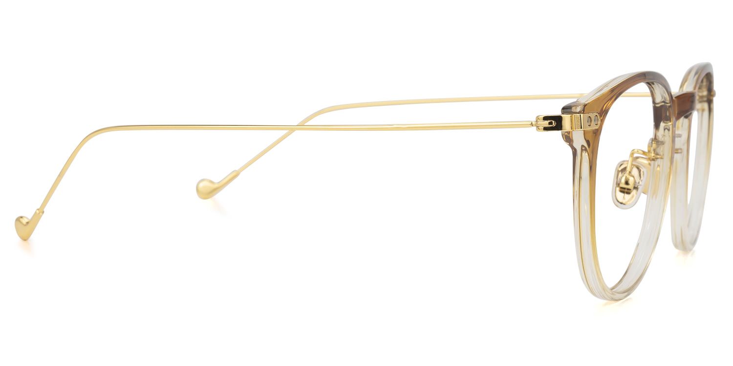 Maruchy Jaune Ronde Lunettes3