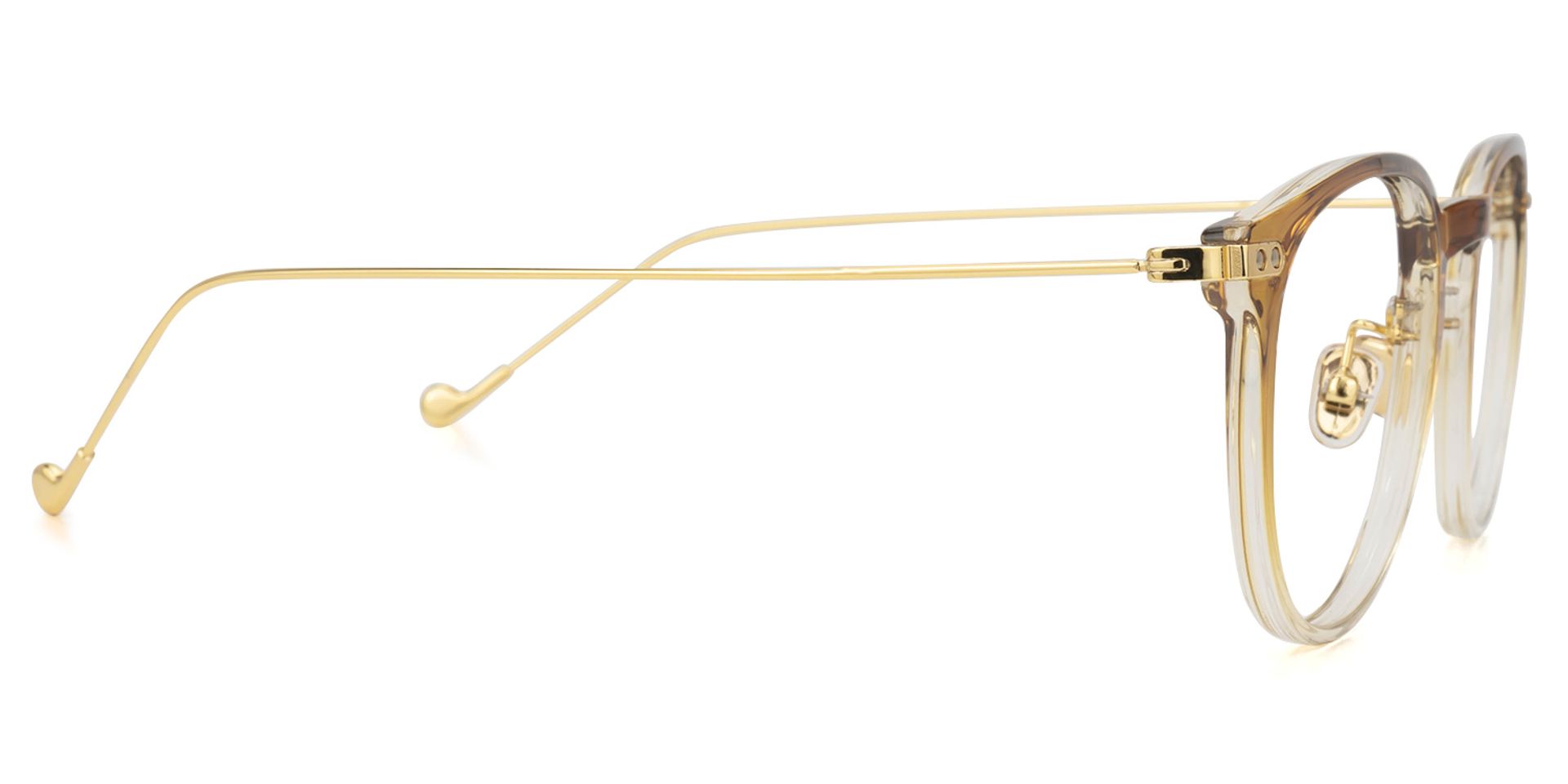 Maruchy Jaune Ronde Lunettes3