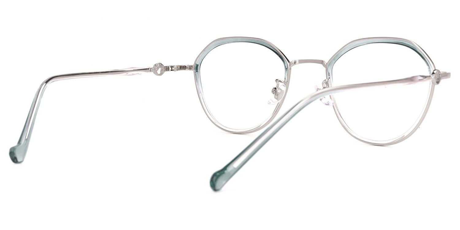 Lionel Gris Cristal Géométrique Lunettes3