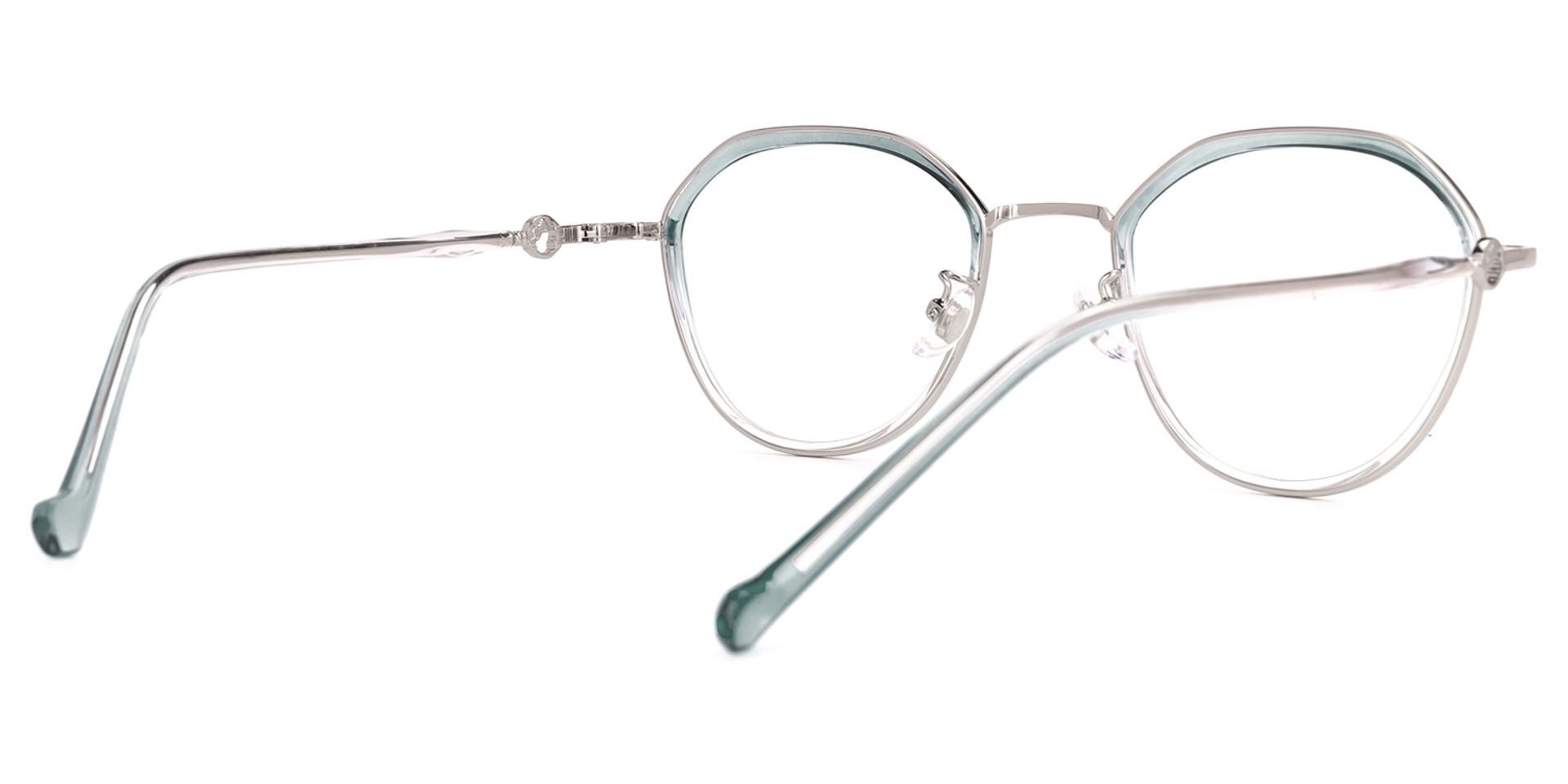 Lionel Gris Cristal Géométrique Lunettes3