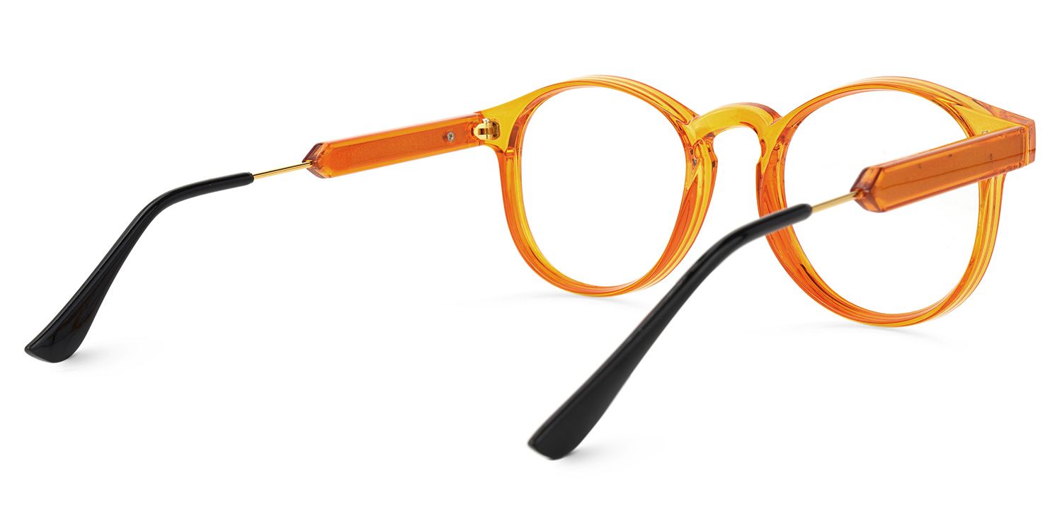 Xanten Orange Ronde Lunettes2