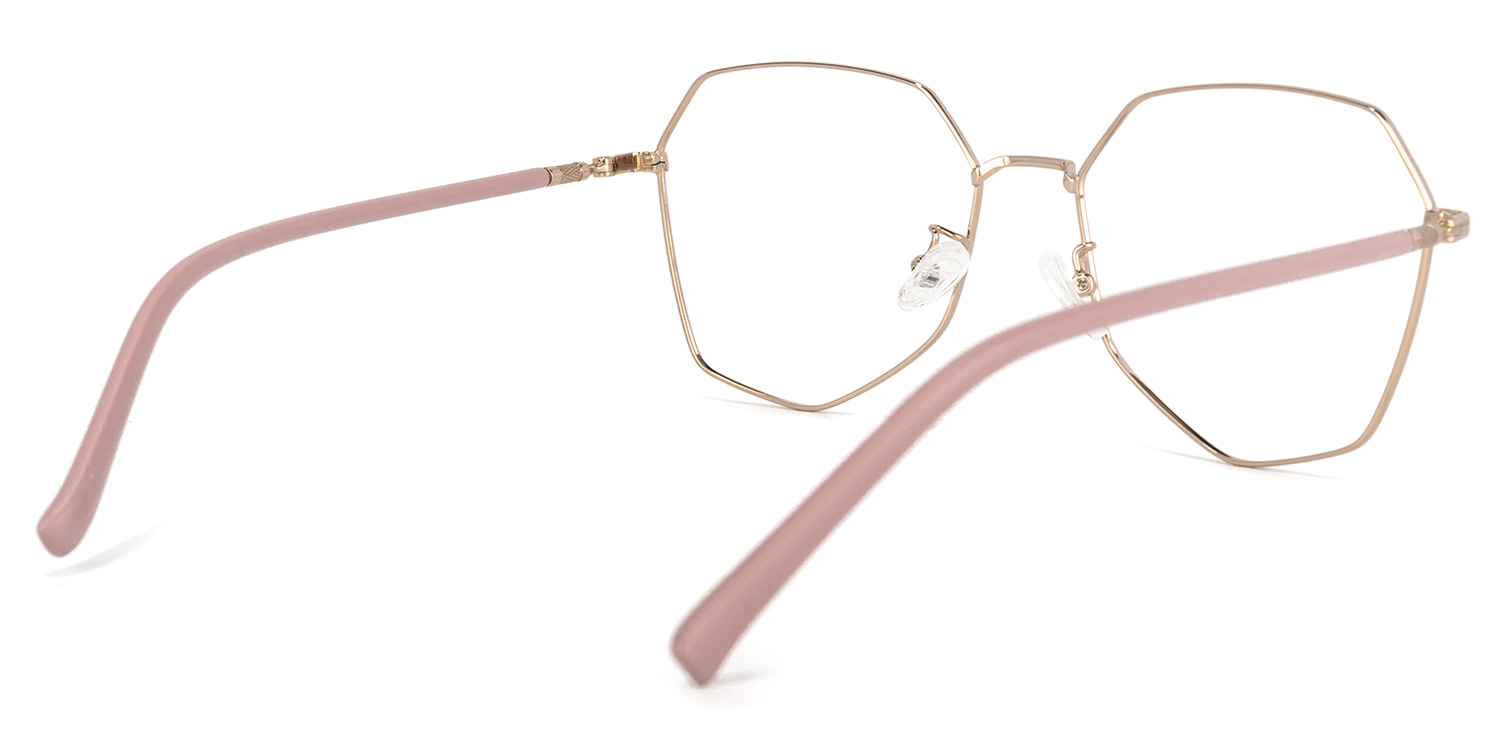 Bivins Rose Géométrique Lunettes4