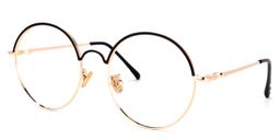 Beverly Or Ronde lunettes1
