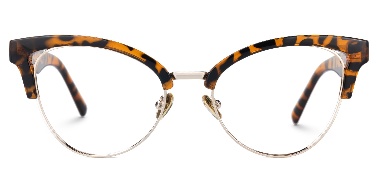 Charlene Lunettes de vue de chat tortue0