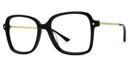 Monica Noir Carré lunettes1