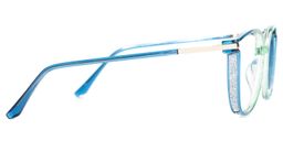 Rodz Bleu-Vert Carré lunettes2