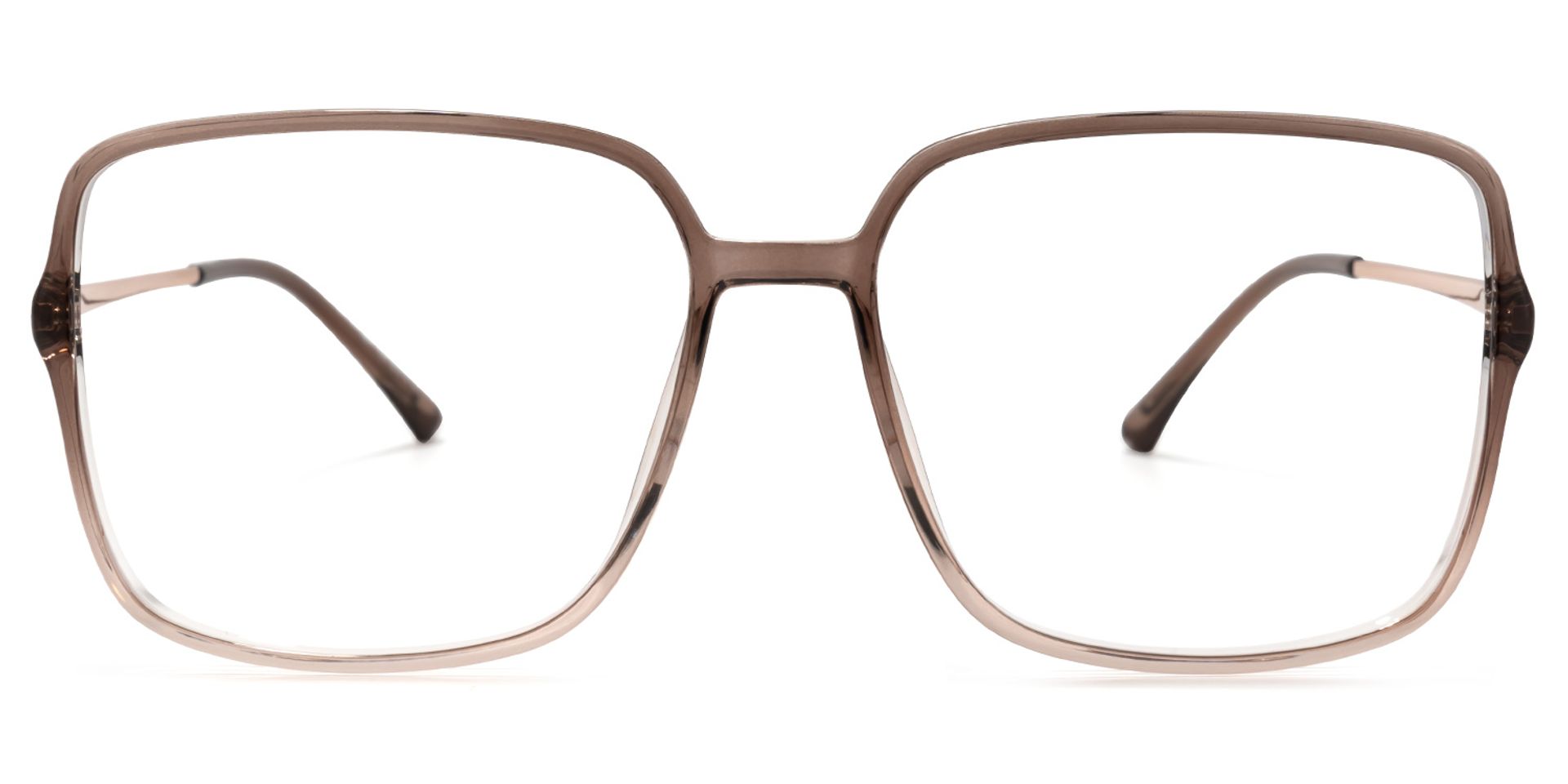 Dafydd Lunettes carrées marron0