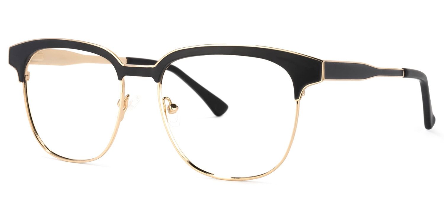 Wren Noir Or Browline Lunettes1