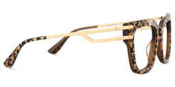 Lidia Léopard Carré lunettes5