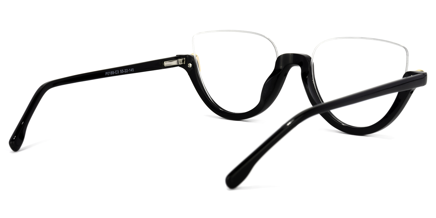 Felicia Noir Cateye Lunettes4