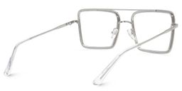 Diva Argenté Carré lunettes4