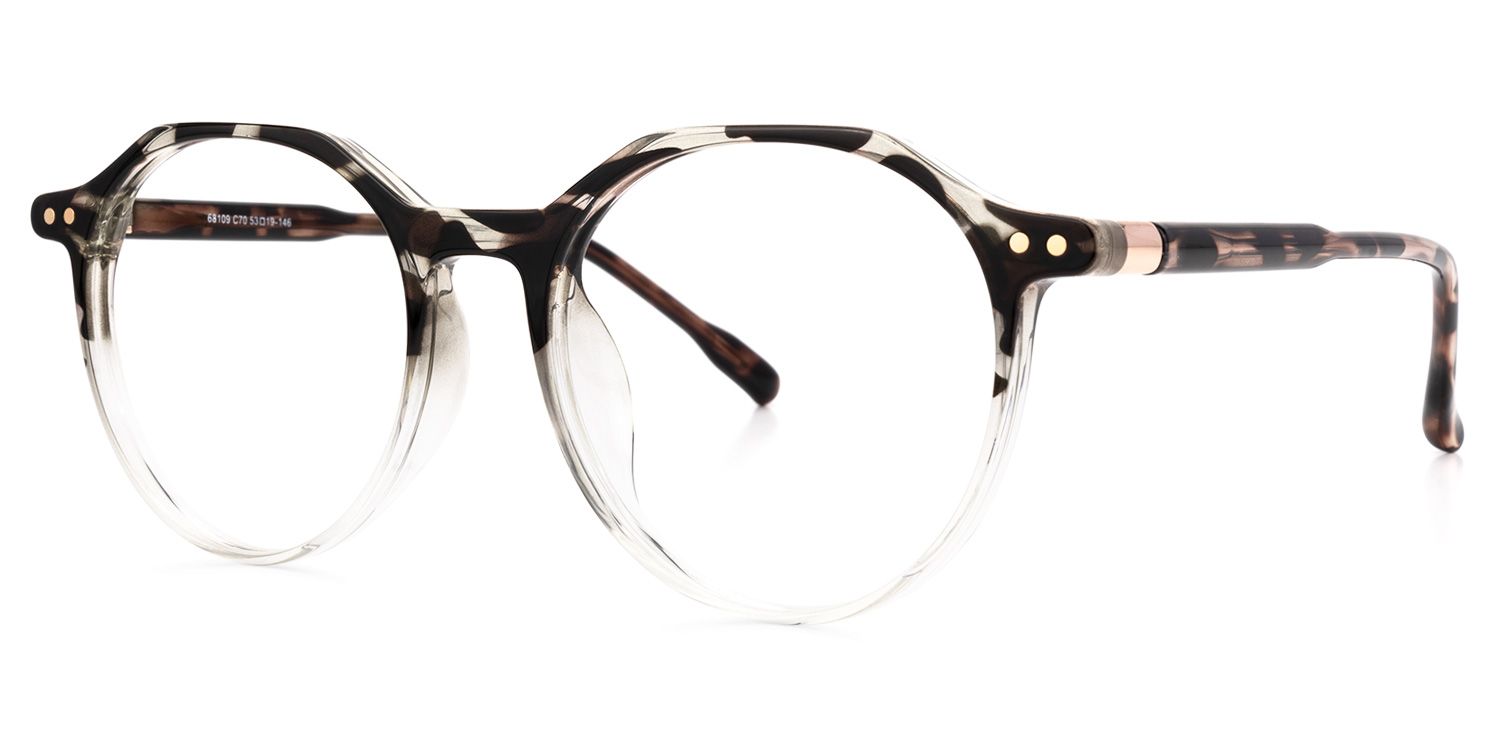 Timon Marron Tortue Ronde Lunettes1