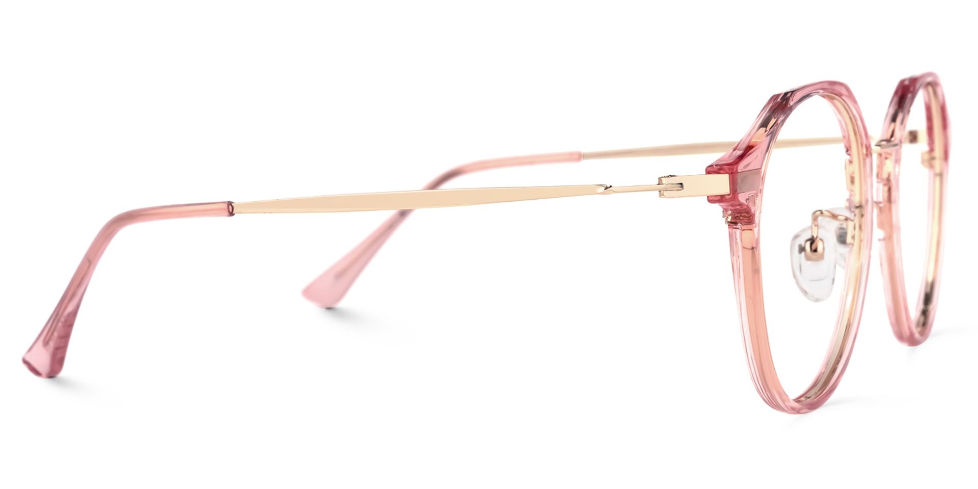 Byron Rose Cristal Ronde Lunettes3
