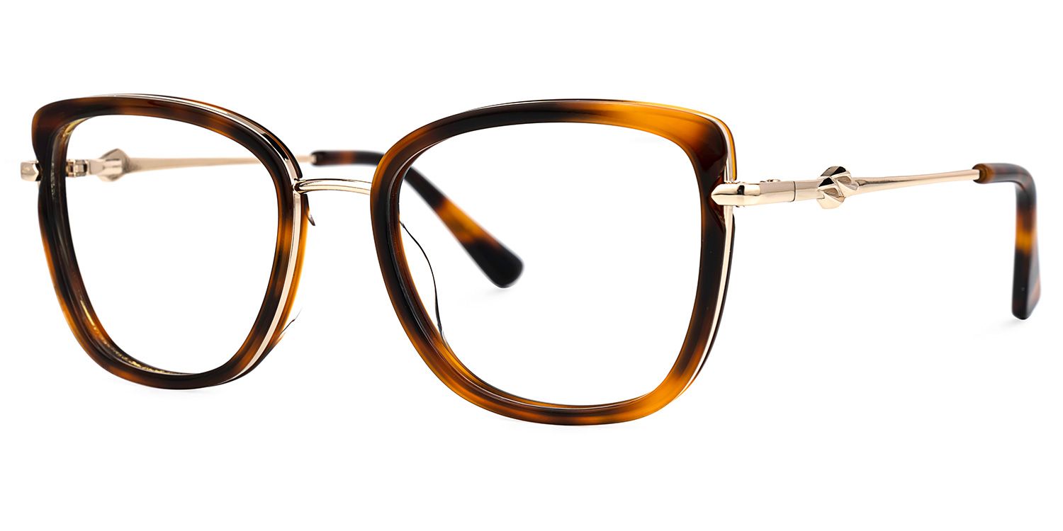 Maisie Floral Rectangle Lunettes1