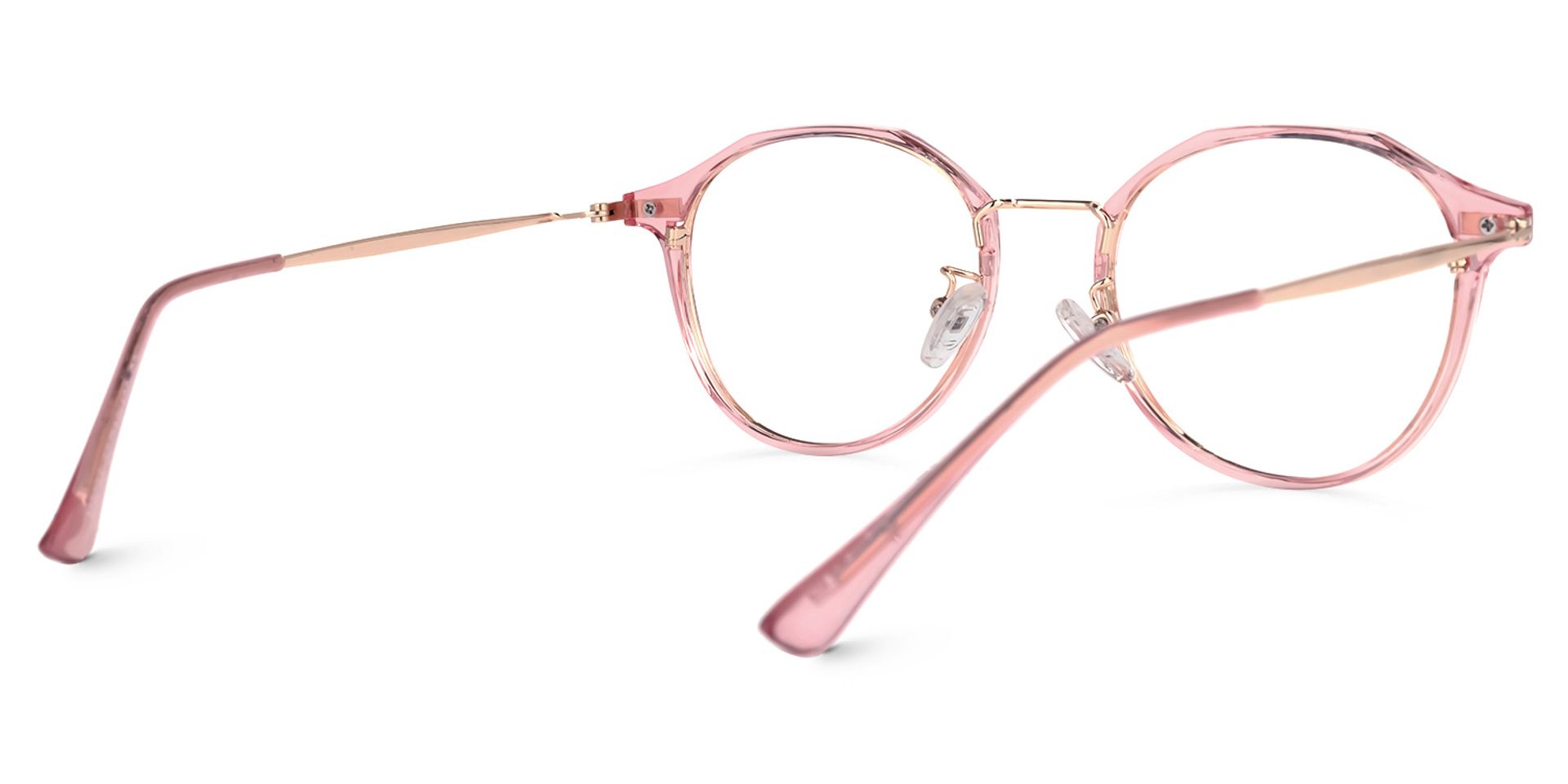 Byron Rose Cristal Ronde Lunettes2