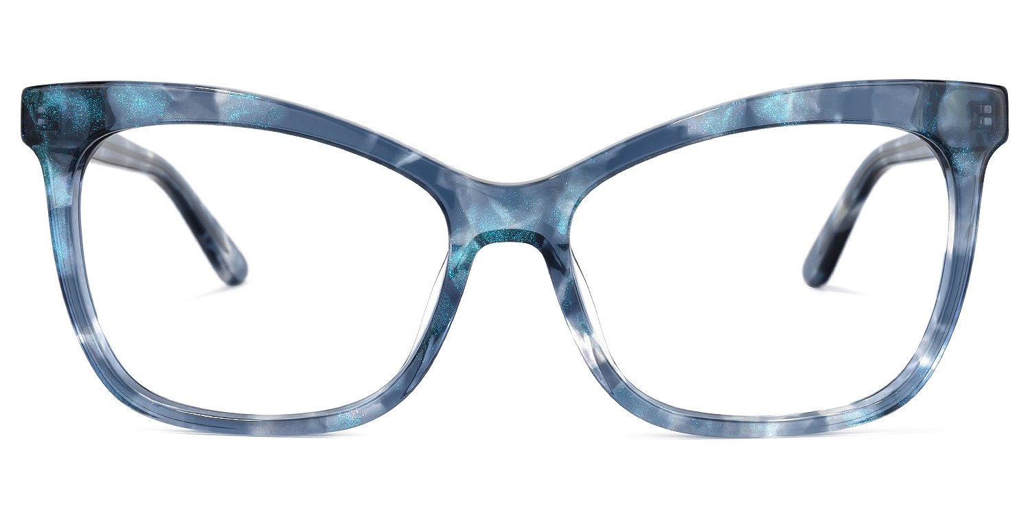 Richardson Bleue Cateye Lunettes0